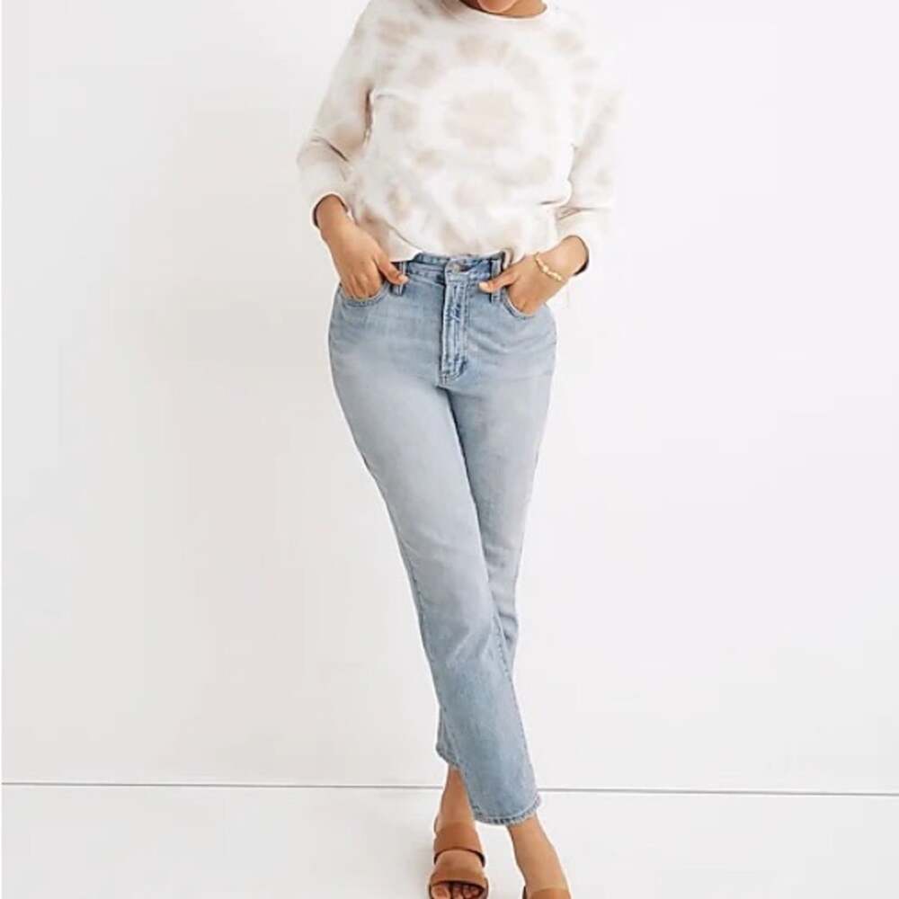 Madewell The Perfect Vintage Jean Light Wash High Rise Mom Jeans Denim Size 24